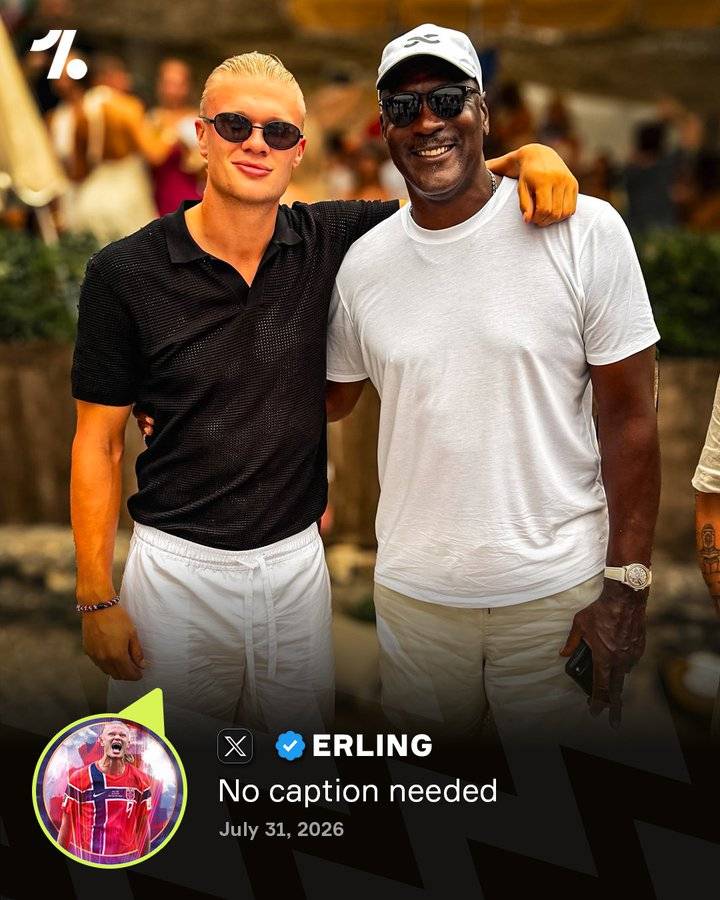 Erling Haaland 🤝 Michael Jordan