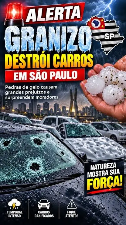 São Paulo is well known locally for experiencing 4 seasons in one day, but going through a hail stor...