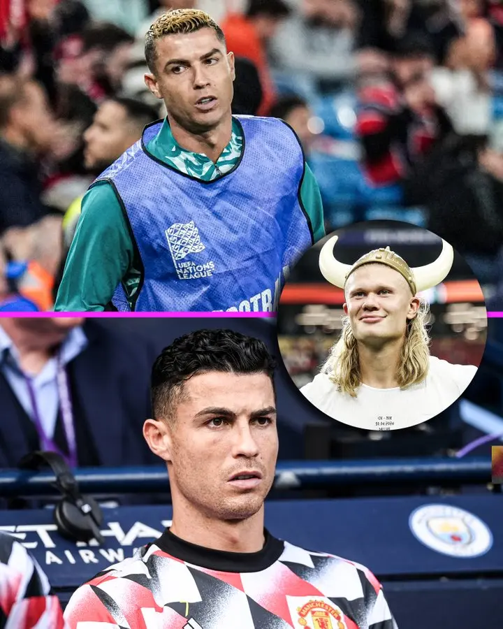 Cristiano Ronaldo and Erling Haaland have still never been on the same pitch.
Ronaldo was an unused...