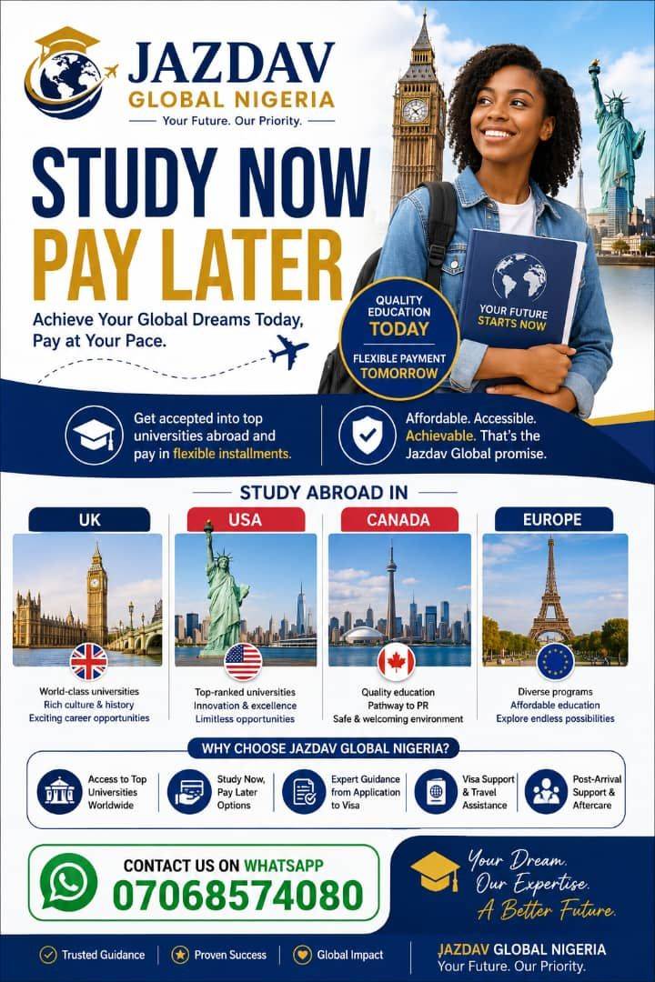 Study now pay later study abroad universities in uk USA Canada and Europe