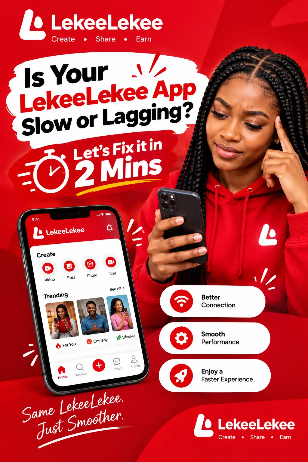 🚨FIX YOUR SLOW/LAGGING LEKEELEKEE APP NOW
♻️Only 3 easy steps involved.
1️⃣Go to your phone's bro...