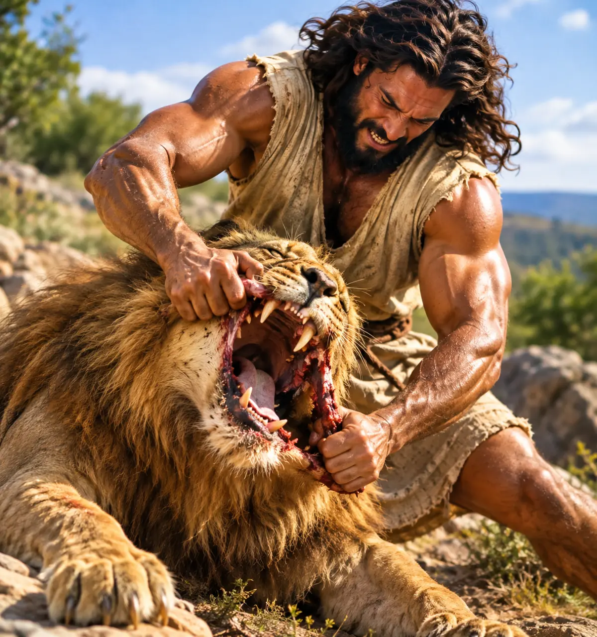 Wait a minute… did Judges 14:6 actually happen? 🤔
Let me paint the picture.
A young lion suddenly...