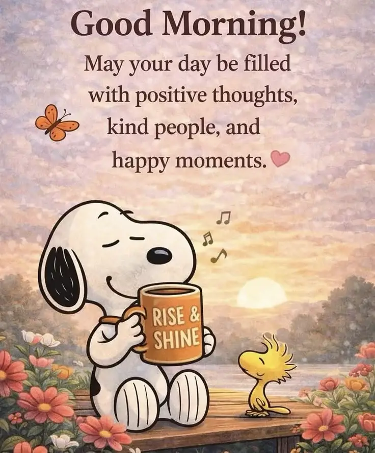 Brilliant morning. We can't have enough kind people happen to us. And let's be that to people too