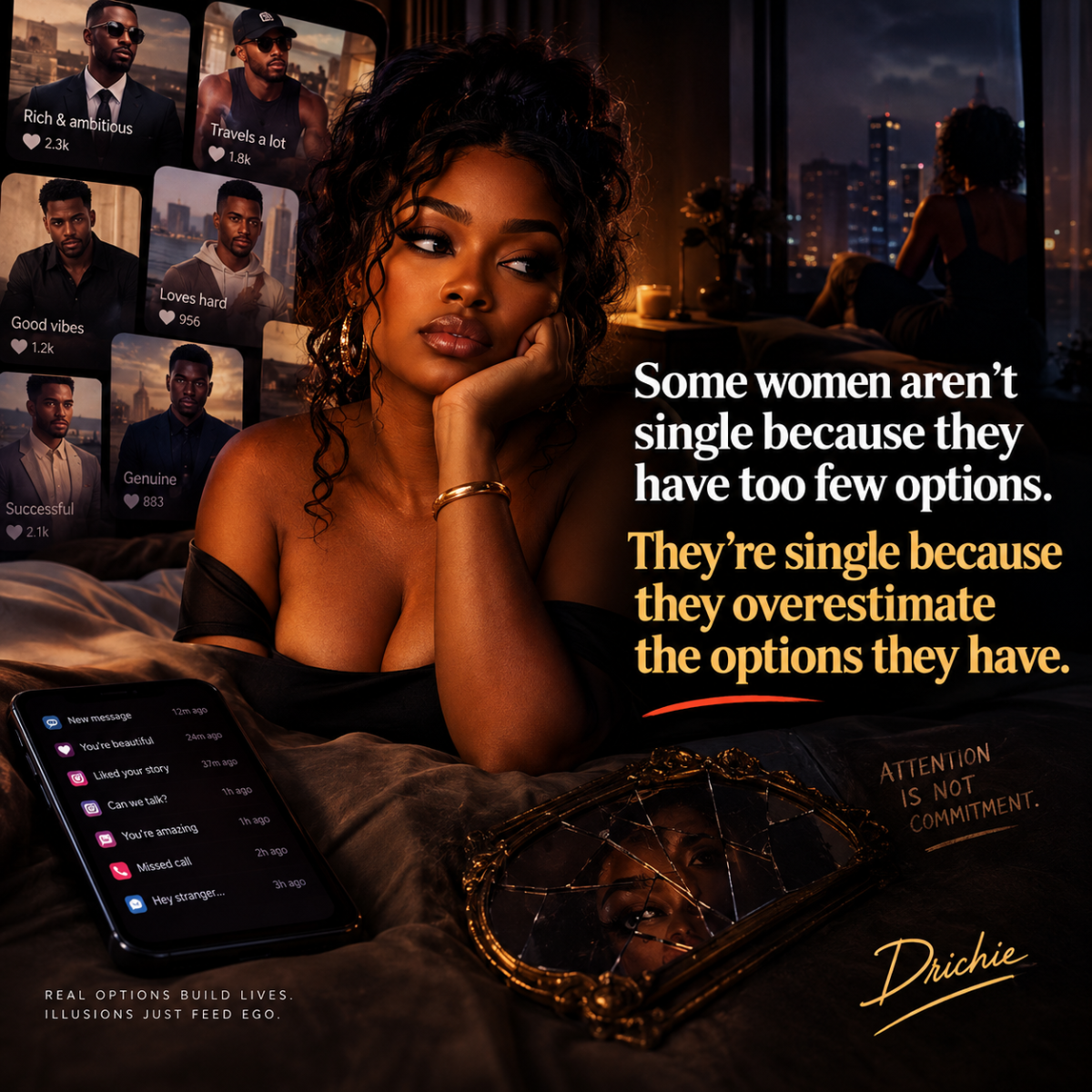 Some women aren't single because they have too few options. They're single because they overestimate...