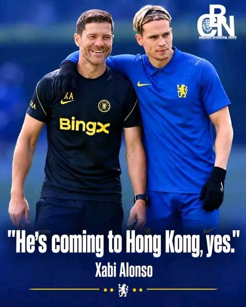 Xabi Alonso has confirmed that Mykhailo Mudryk will travel with the Chelsea squad to Hong Kong, endi...