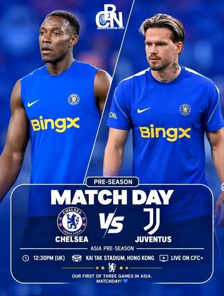MATCH DAY: Chelsea take on Juventus in our first pre-season fixture of the Asia tour.
๐ Pre-season...