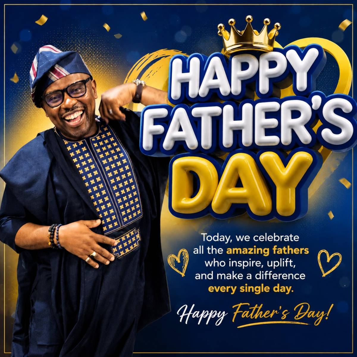 Today, we celebrate all the fathers around the world whose love, sacrifice, strength, and quiet dedi...