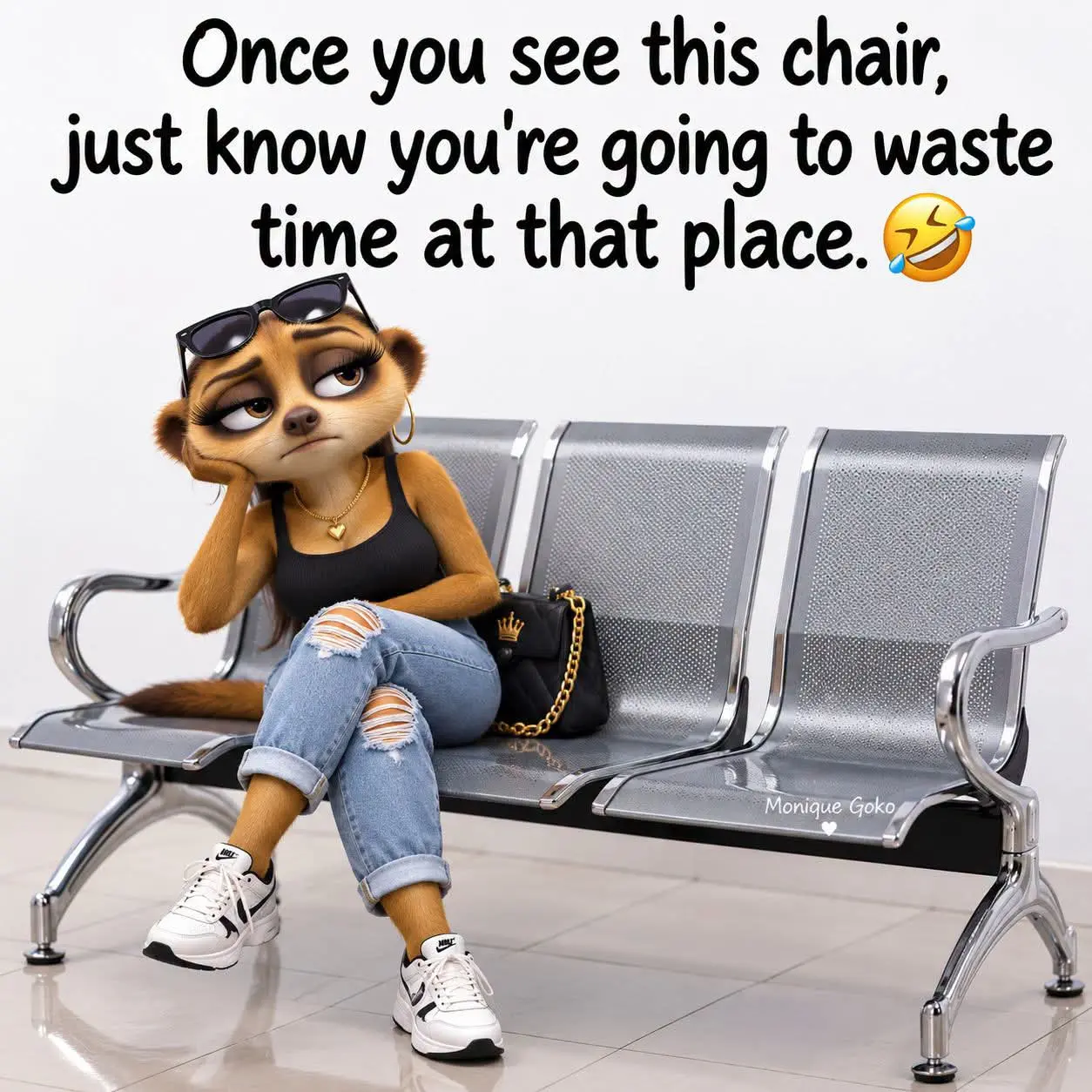 If I see this chair, I already know my patience is about to be tested. π