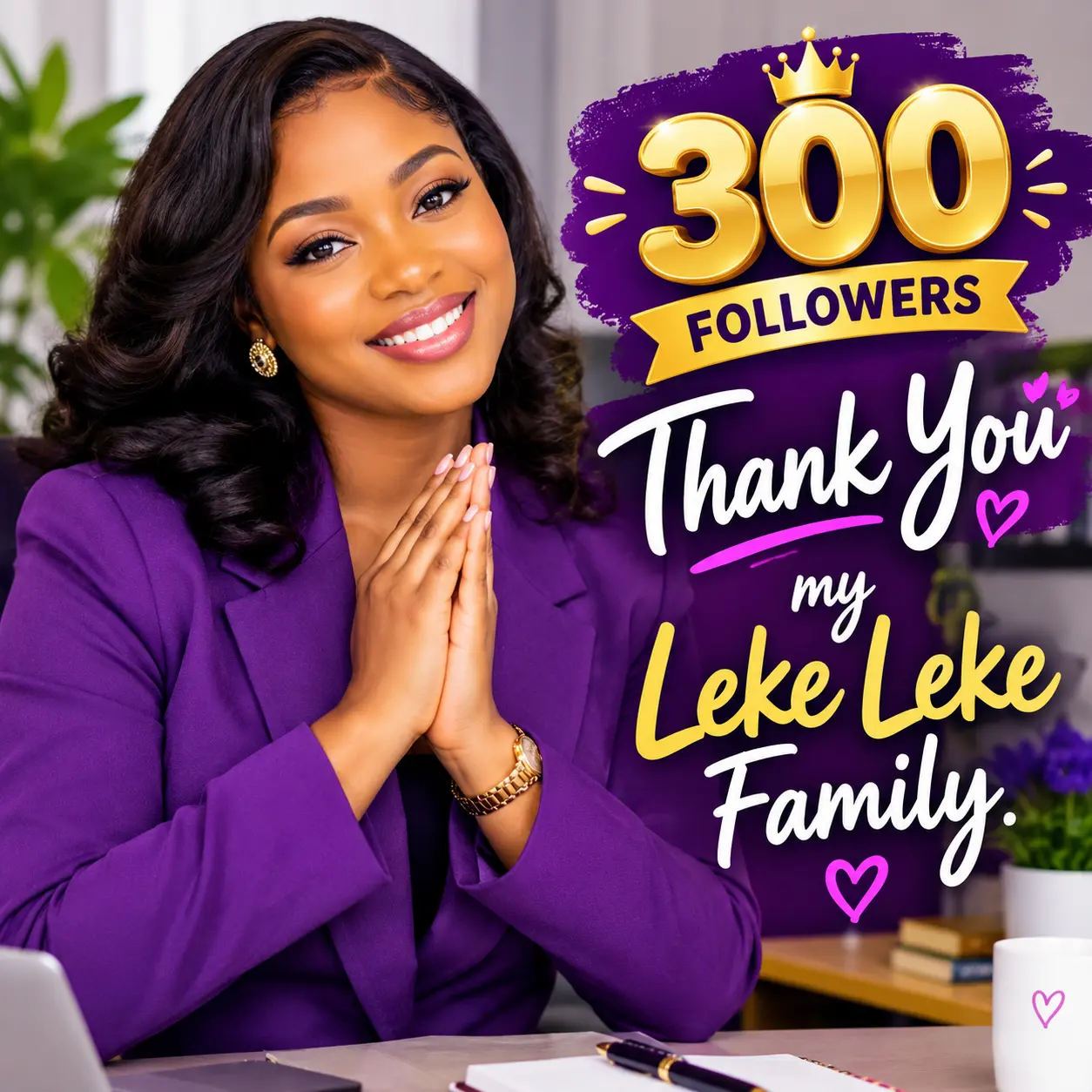 ❤️ THANK YOU, MY LEKEELEKE FAMILY! ❤️
My heart is filled with joy and gratitude as we celebrate 300...
