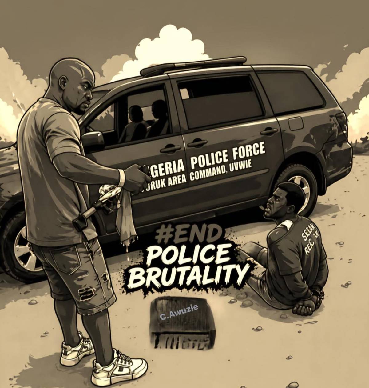 This is abuse of power. Delta state police.