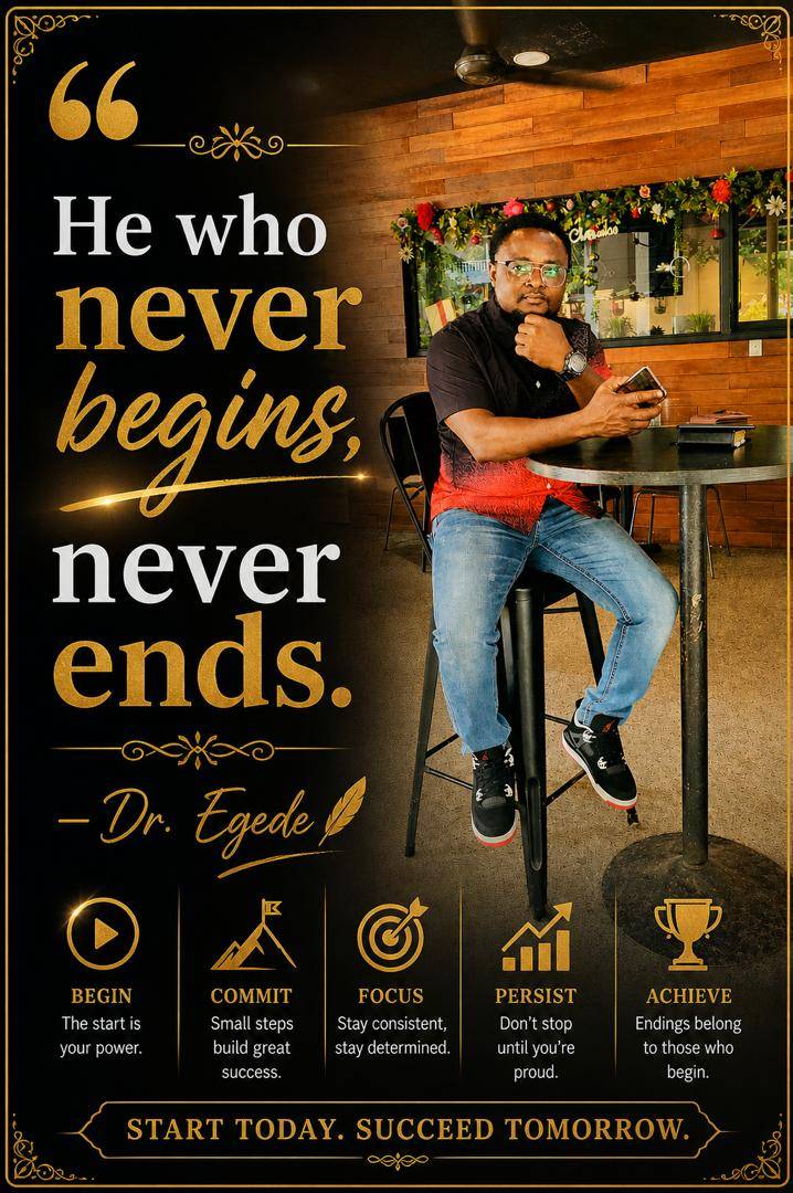 Post by Dr. Egede D. Dominion