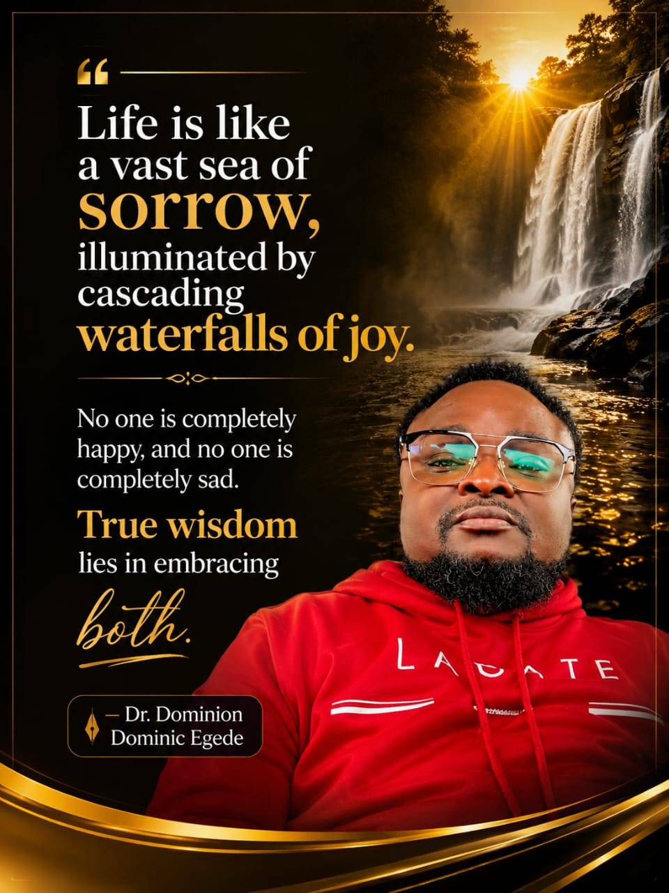 Post by Dr. Egede D. Dominion