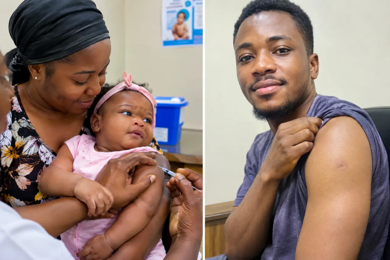 Once upon a time!
At a certain location!
A certain child was born!
And that child was vaccinated by...