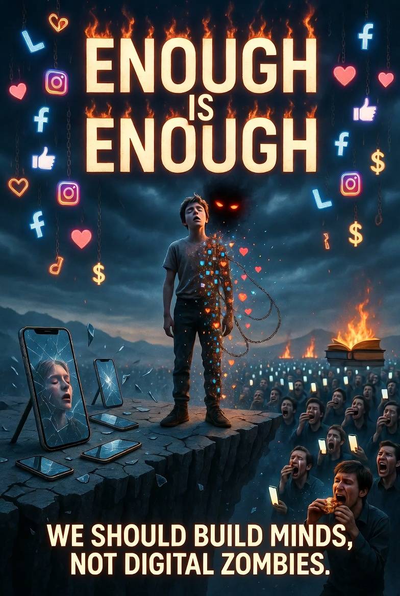 WE ARE LOSING OUR HUMANITY... AND WE'RE CALLING IT CONTENT.
Enough!
What exactly is the objective...