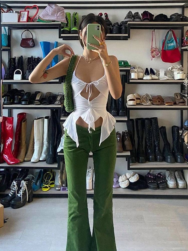 Own the spotlight with effortless style ✨
Turn heads in this chic white halter tank top featuring...