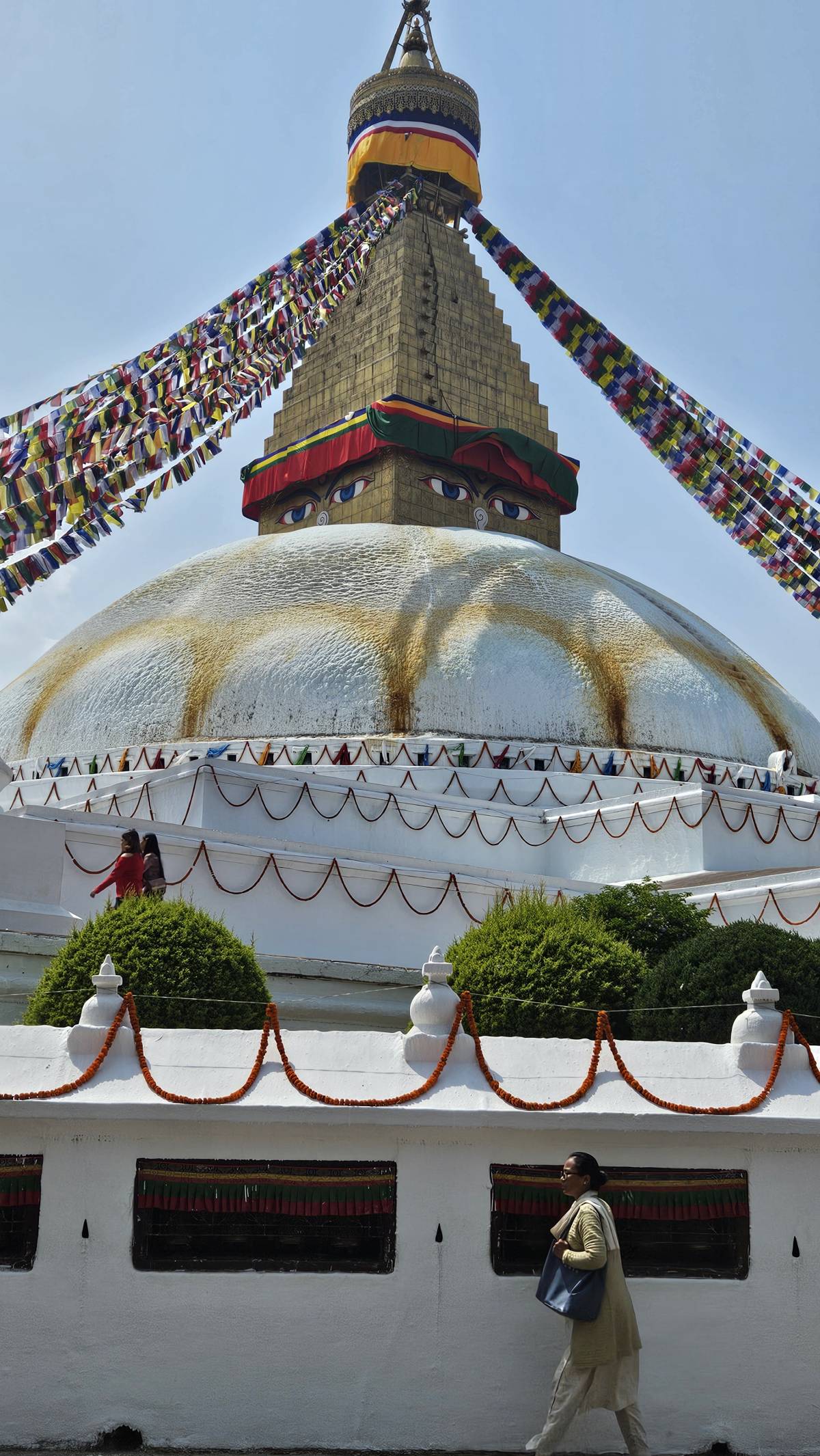 Boudhanath Stupa is one of the largest and most sacred stupas in the world, located in Kathmandu, Ne...