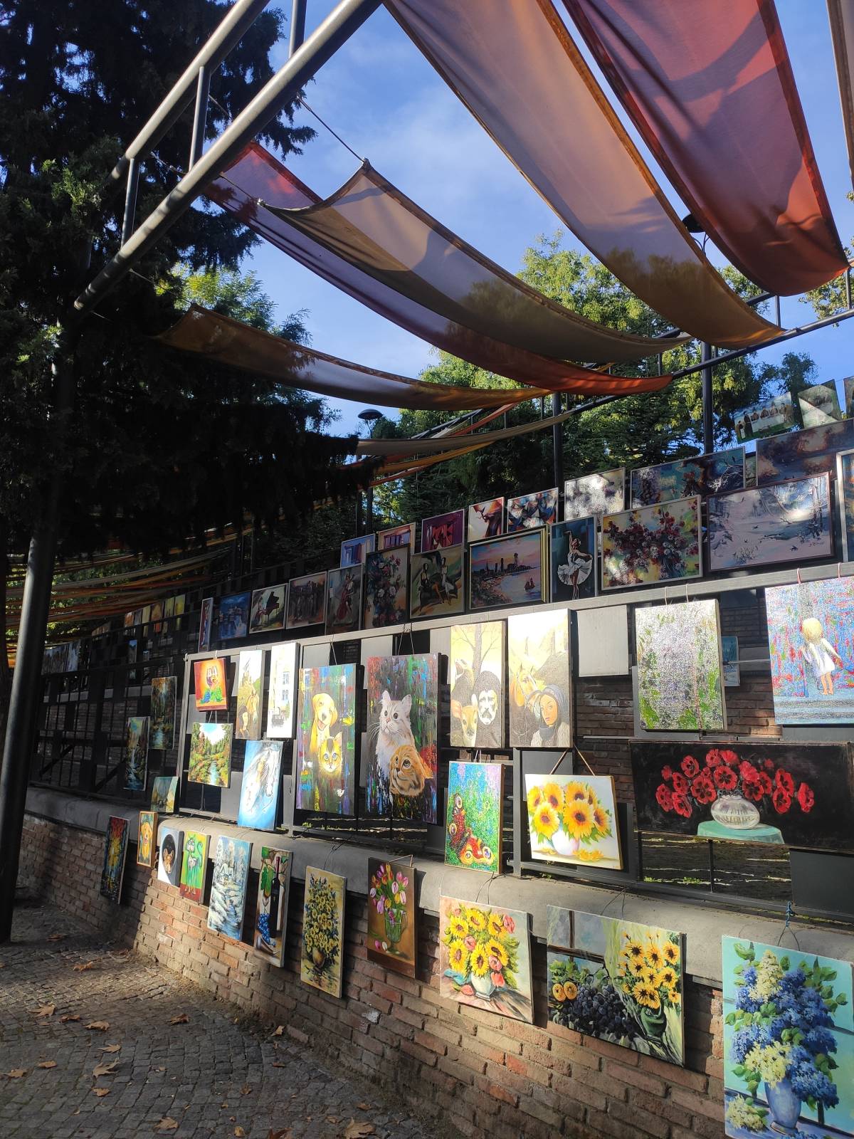 Also in Tbilisi.
The whole street was full of paintings. And I love art. I could've stayed here ent...