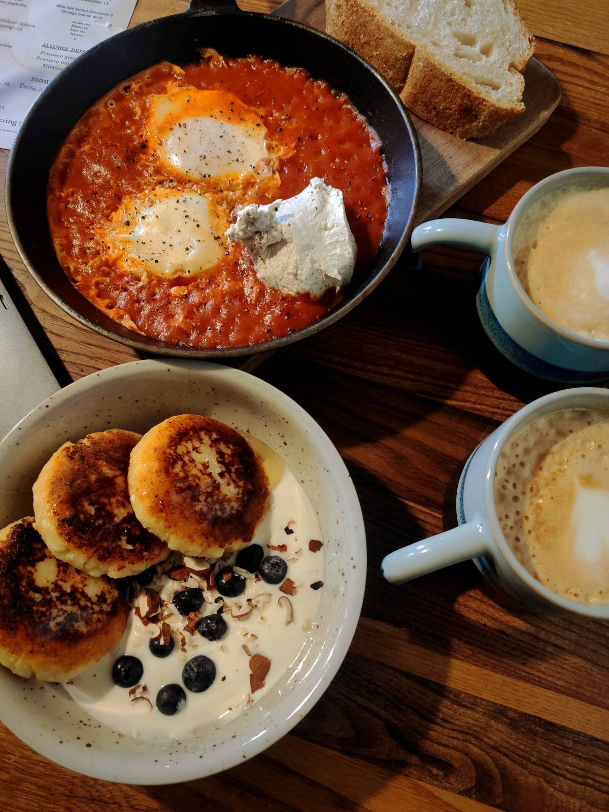 #16 and #17 Introducing food from around the world
LL fam, This is Shakshuka (Top) and Syrniki (Bo...