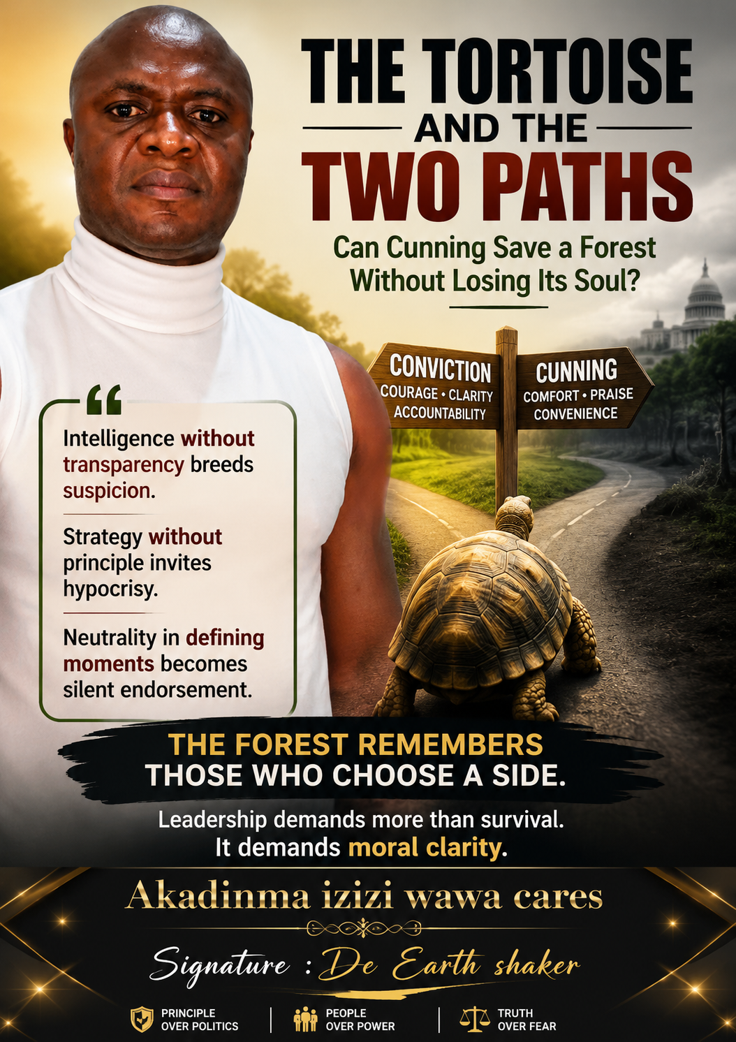 The Tortoise and the Two Paths: Can Cunning Save a Forest Without Losing Its Soul?
In African folkl...