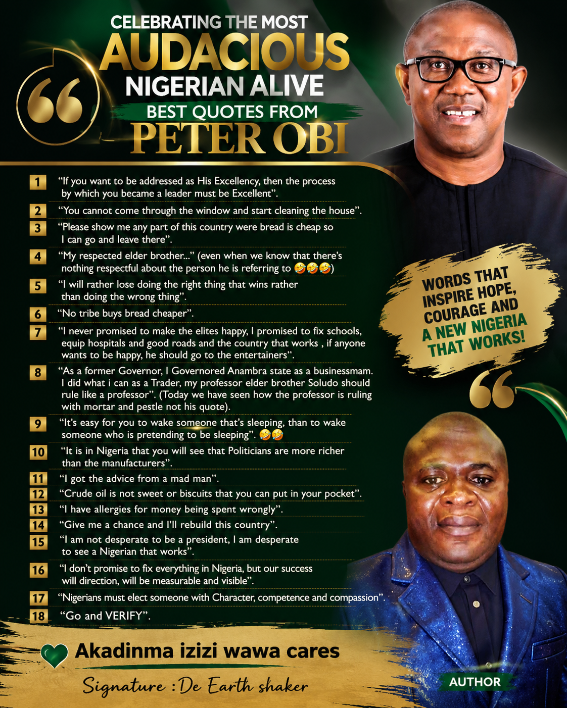 Peter Obi's Political Language Through the Lens of Structural-Functional Analysis: Why His Quotes Co...
