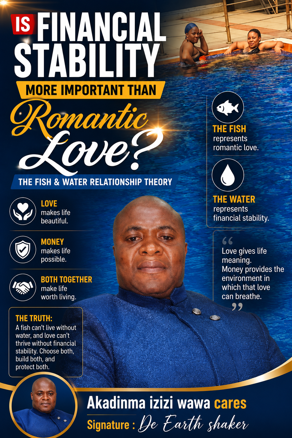 Is Financial Stability More Important Than Romantic Love?
The Fish and Water Relationship Theory
E...