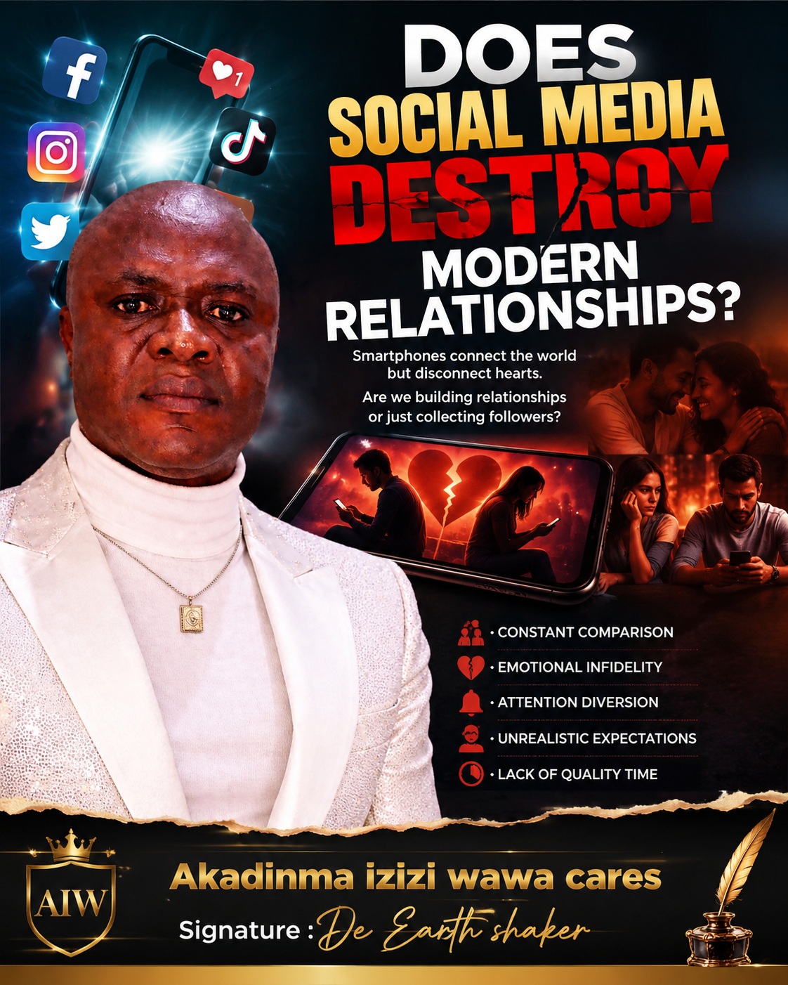 Does Social Media Destroy Modern Relationships?
"Technology was created to connect the world, yet m...