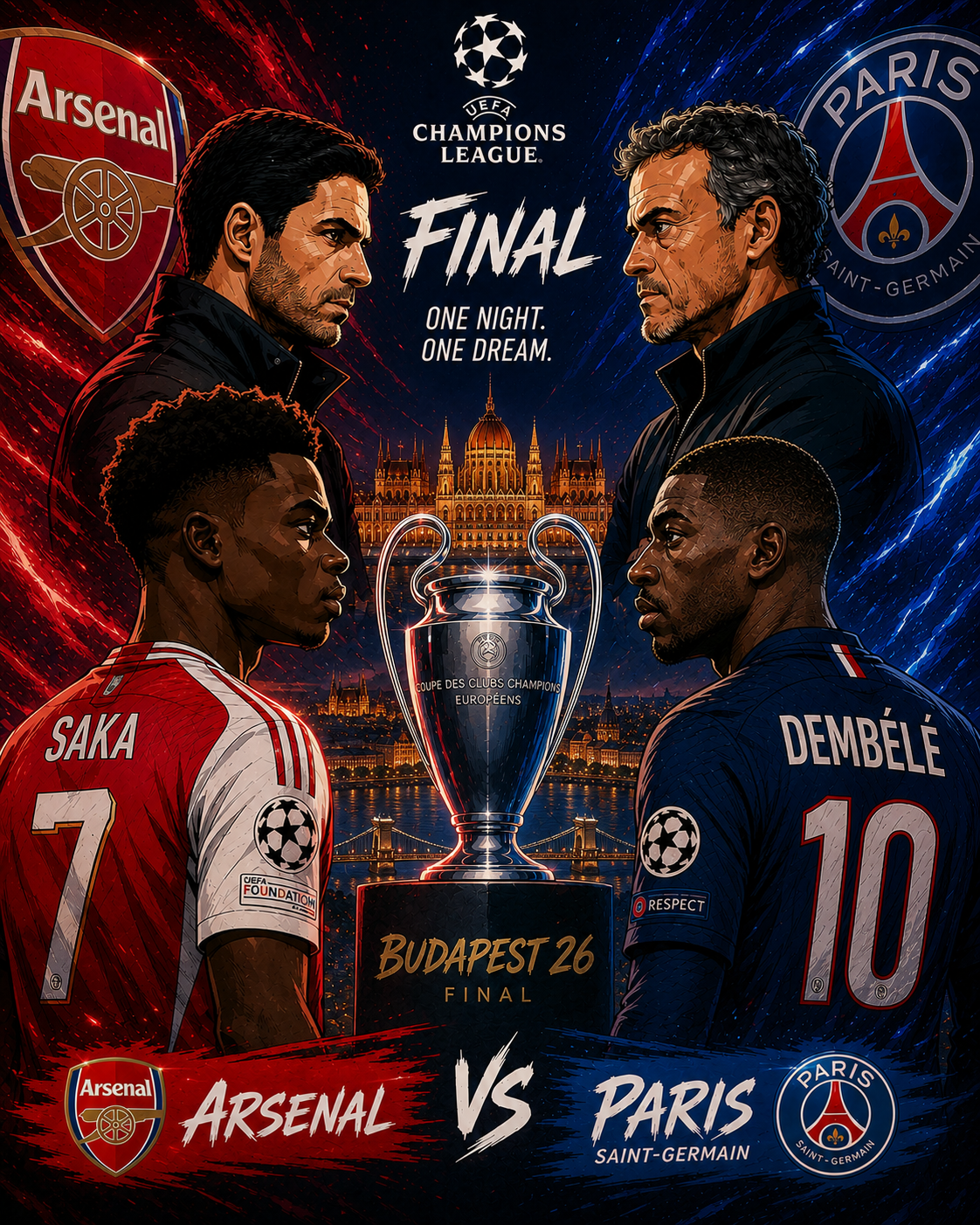 Are you ready for the finals today? Who will you be supporting?