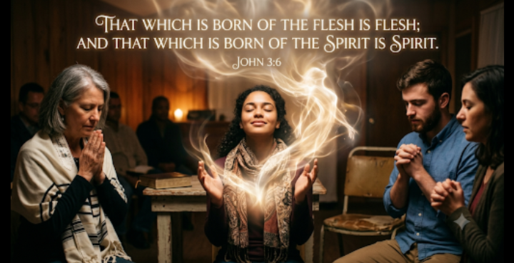 GOD is  SPIRIT (John 4:24) and He gave birth to you. 😍💗