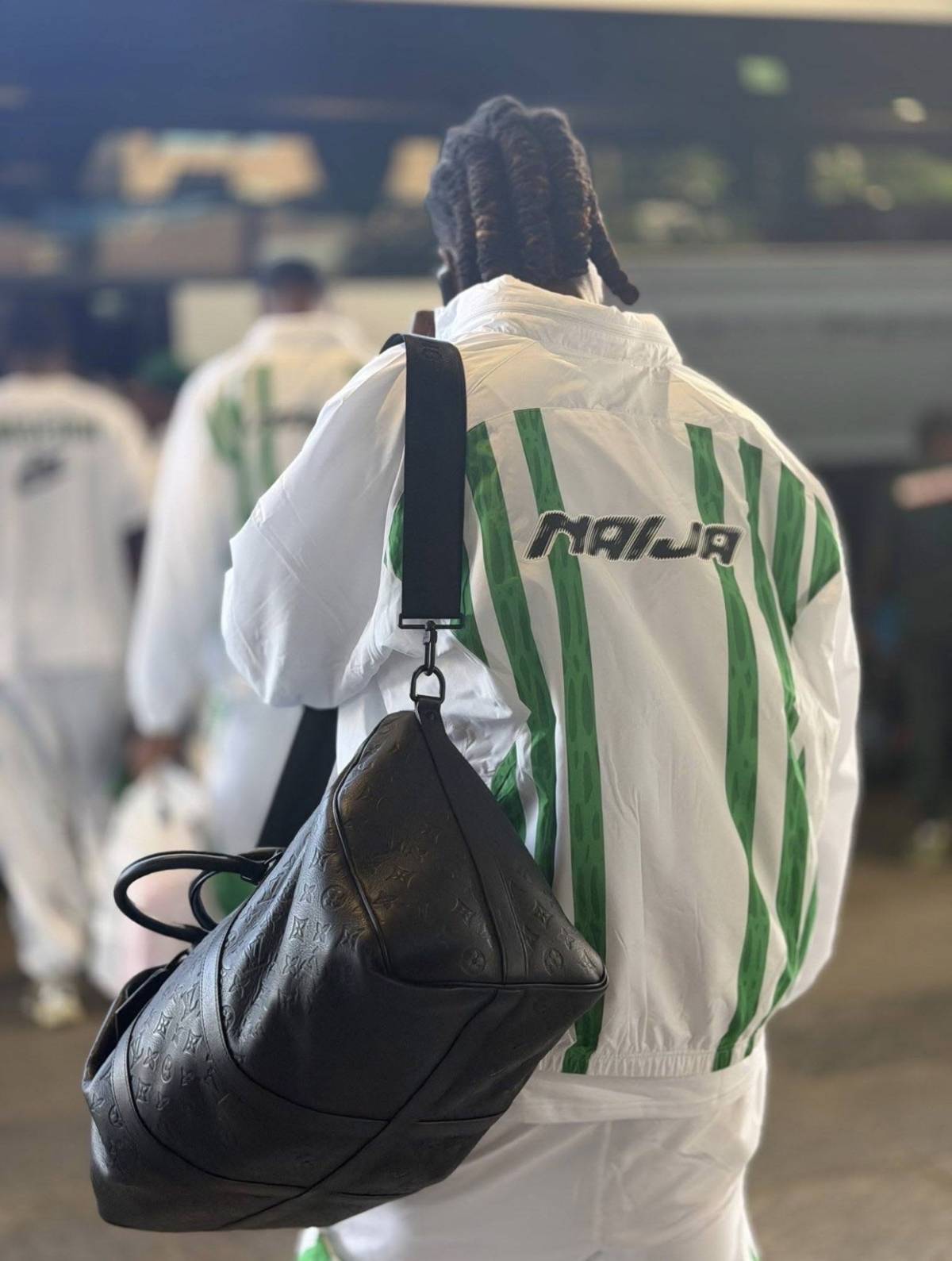 Could you believe that the NIKE Nike Matchday Wear the Super Eagles are wearing heading to the match...
