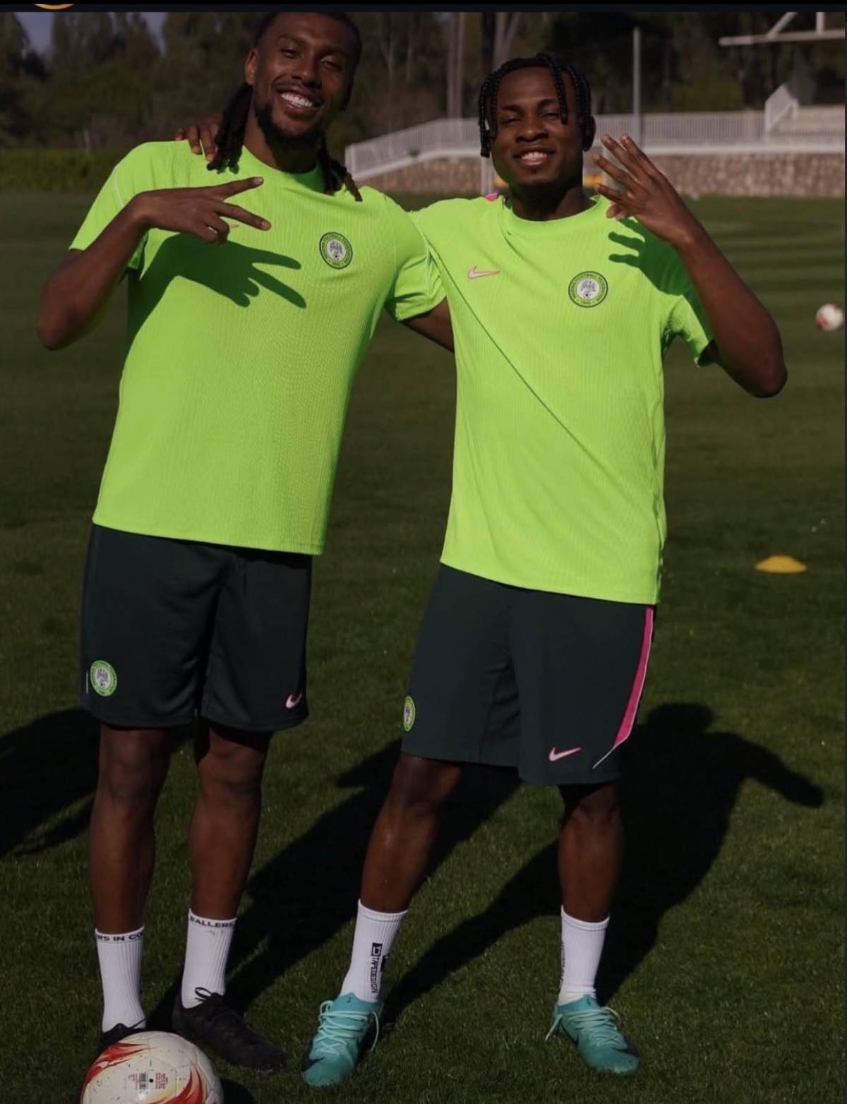 🚨⚽️Alex Iwobi has joined the Super Eagles camp in Portugal with Samuel Chukwueze expected to arriv...