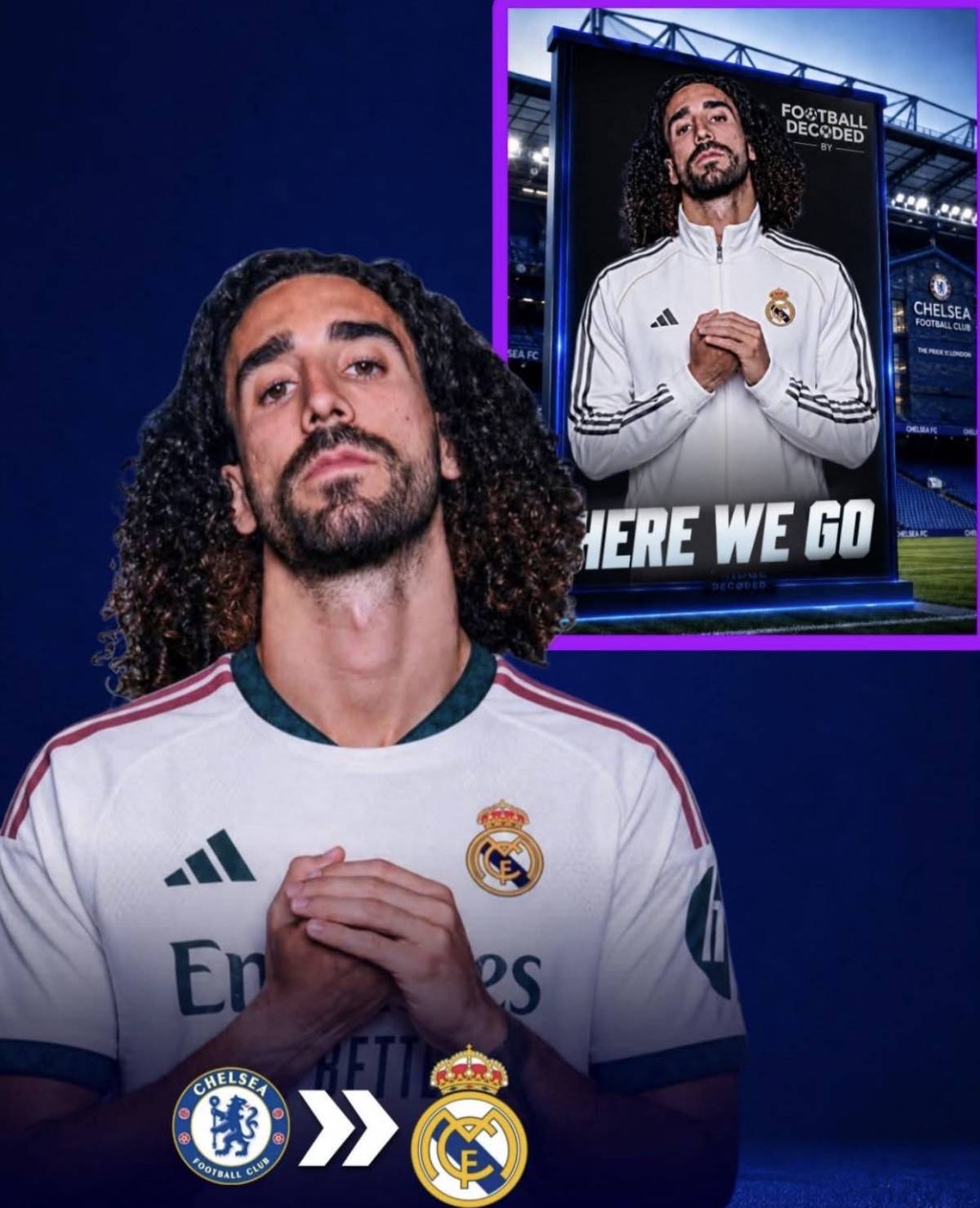 π¨π₯ REAL MADRID SEAL SHOCK MOVE FOR MARC CUCURELLA FROM CHELSEA
Spanish left-back Marc Cucurella i...
