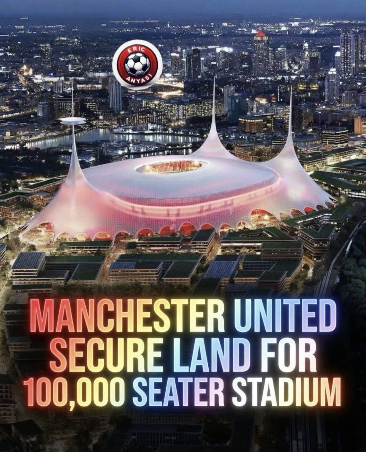 🏟️ Manchester United Take Giant Step Toward Building UK’s Biggest Stadium
Manchester United’s visio...
