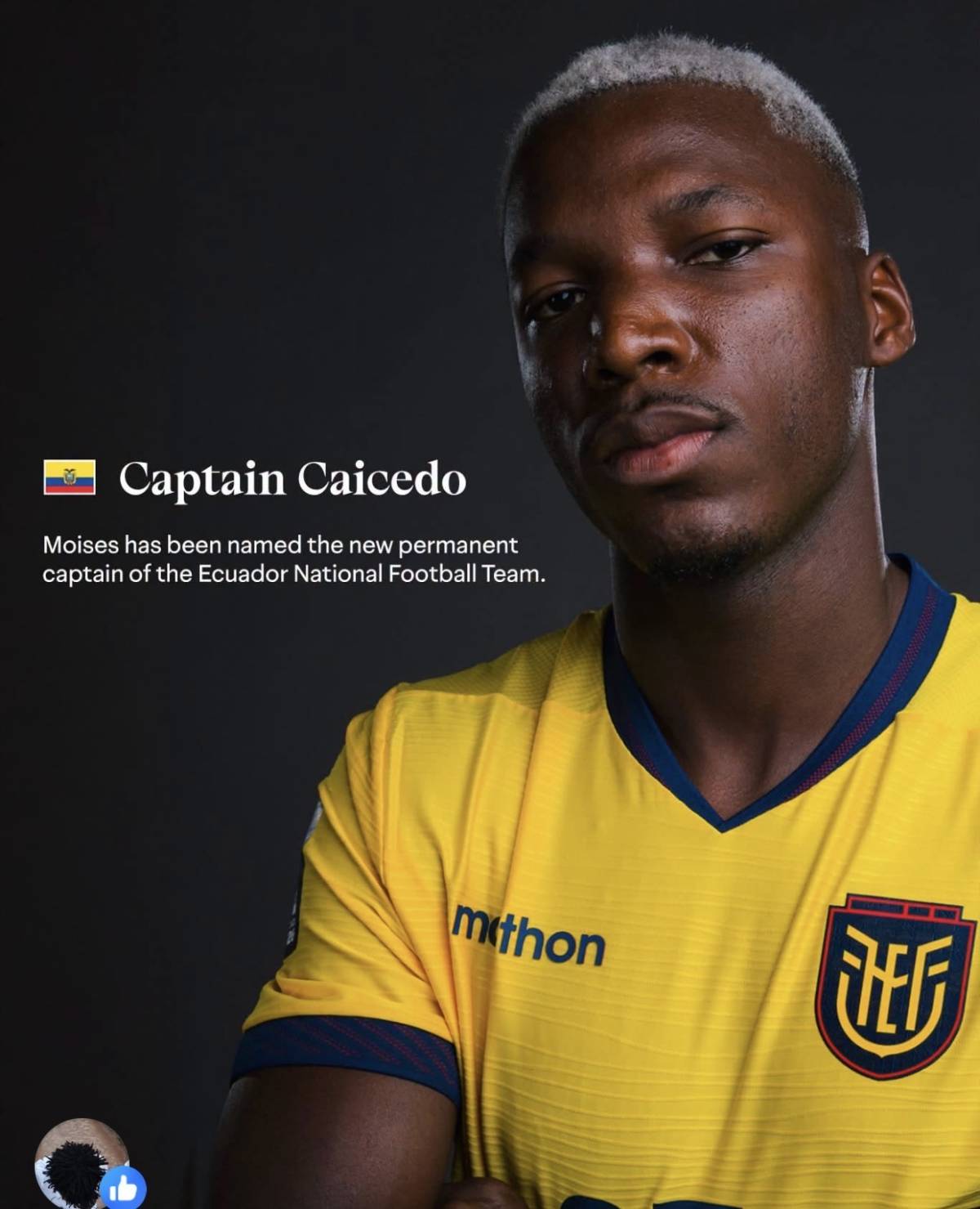 Caicedo: Captain Fatalistic! 💙💙