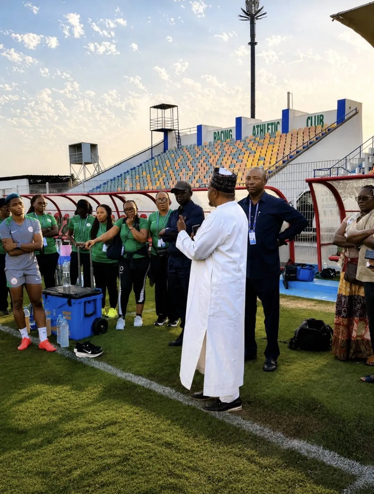 π³π¬π¦
THE MISSION IS SIMPLE: GO FOR THE WIN! π₯
The Super Falcons received a powerful show of suppor...