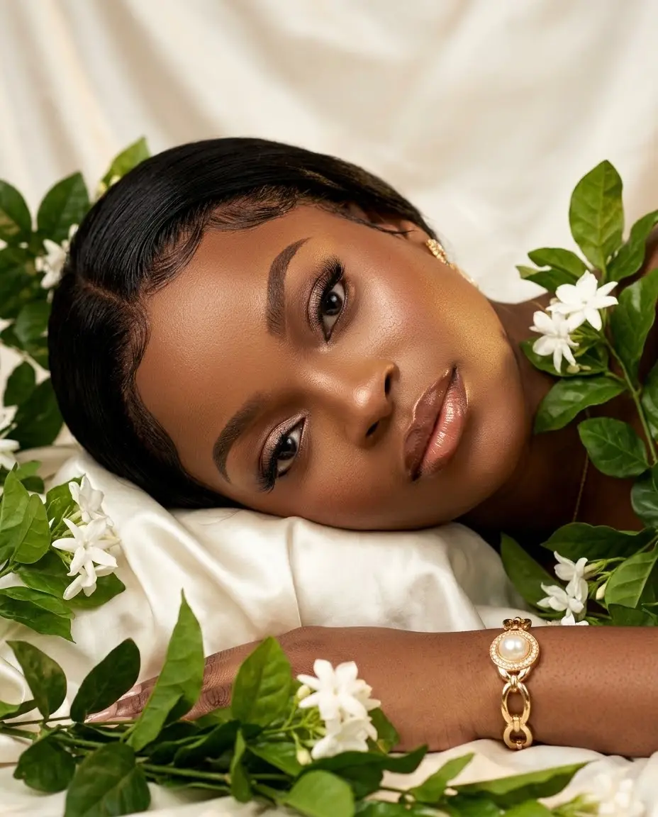 Here’s the prompt.
Ultra-realistic luxury beauty editorial portrait, extreme close-up of a stunning...