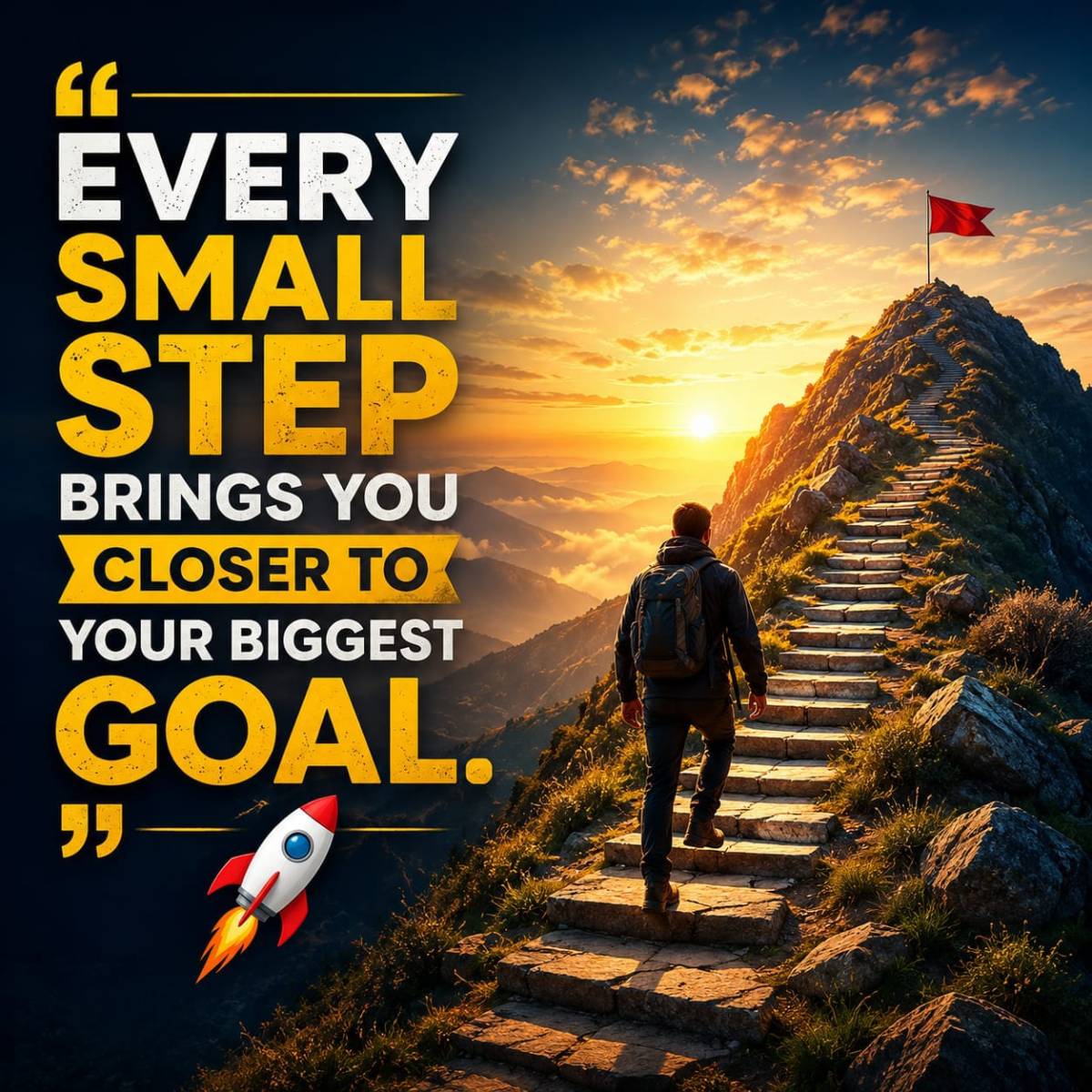 *"Every small step brings you closer to your biggest goal." 🚀*
*Agree?*
*Yes❤️*
*No🥹*