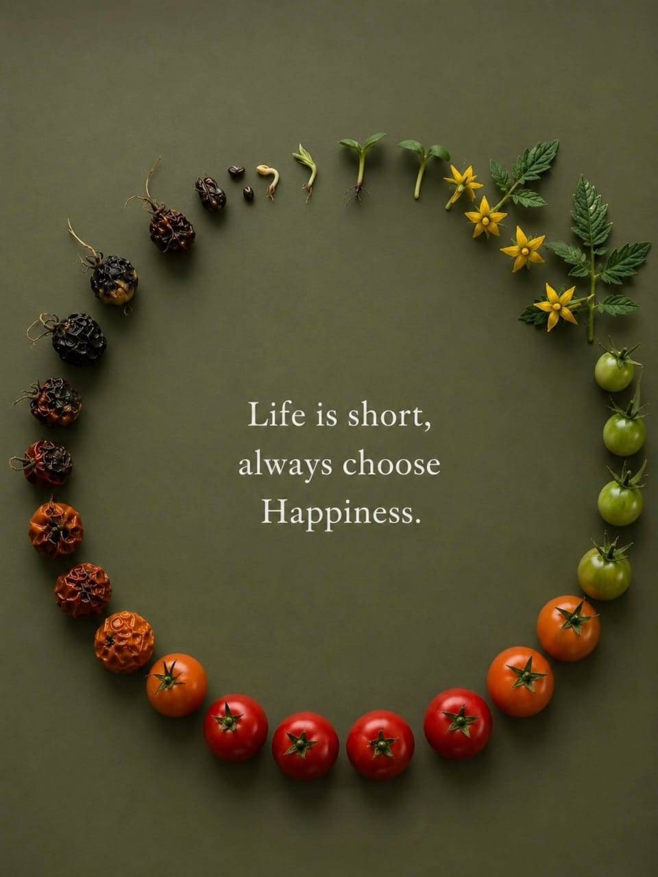 Life is too short to spend it worrying about things you can't change. Choose joy, choose peace, choo...