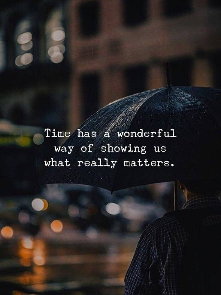 Time has a beautiful way of revealing what truly matters. The things we once worried about begin to...
