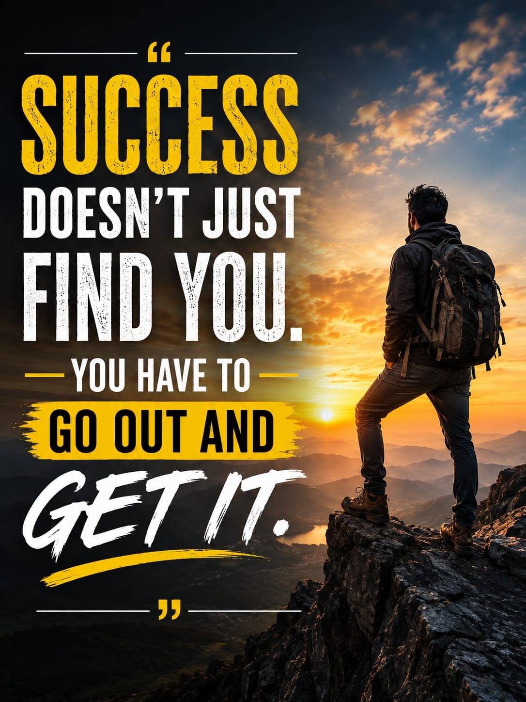*"Success doesn’t just find you. You have to go out and get it."*
*Agree?*
*Yes❤️*
*No🥹*