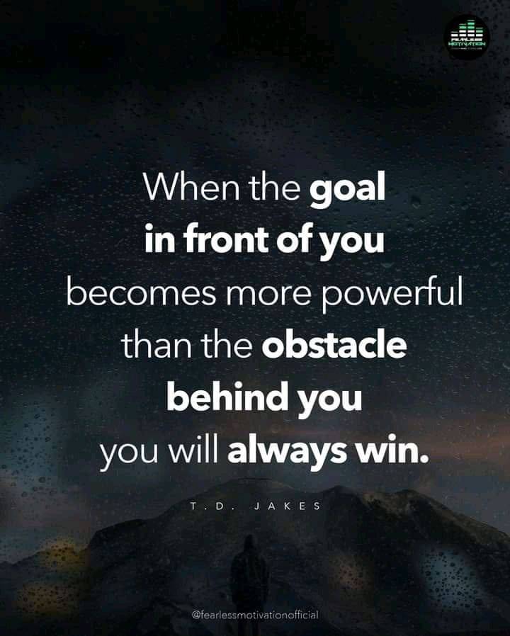 ๐ "When your vision is bigger than your obstacles, success becomes inevitable." ๐ชโจ
#KeepGoing #Ne...
