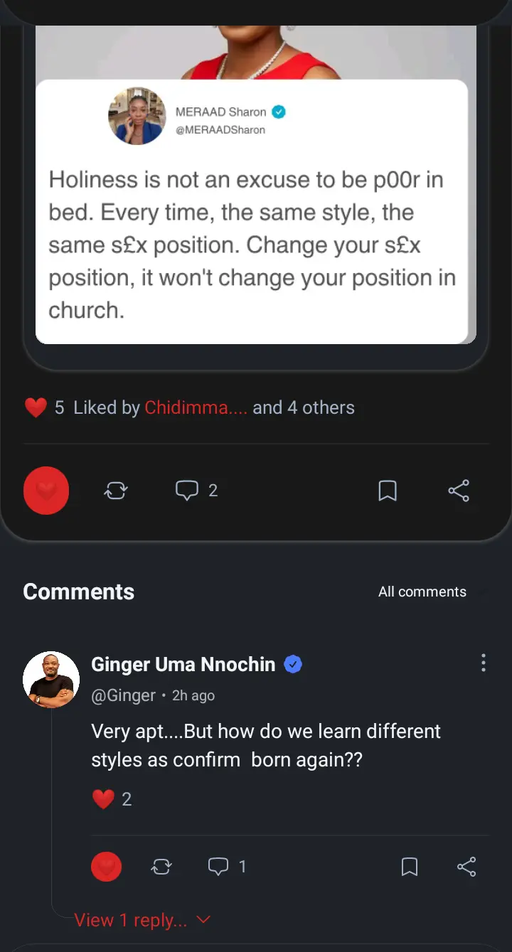 ๐คฃ๐คฃ.
I have ๐ wondering and thinking about it since @Ginger