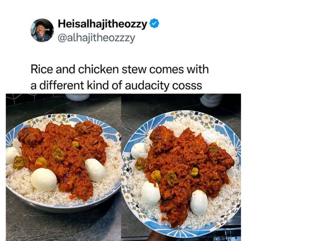 Abeg where the chicken?