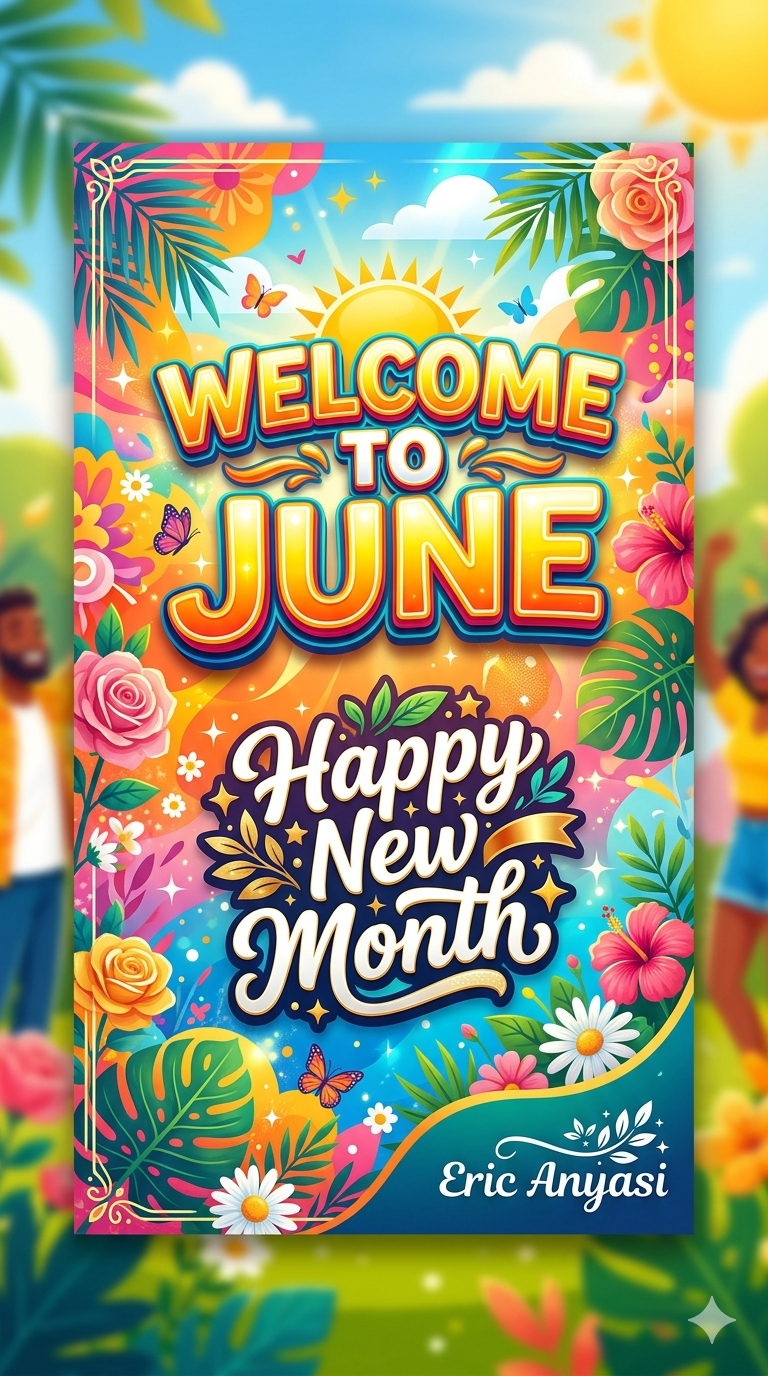 Happy New Month my lovely Mutuals,
Happy new month Lekeelekee!
Happy new to those born in June!
May...
