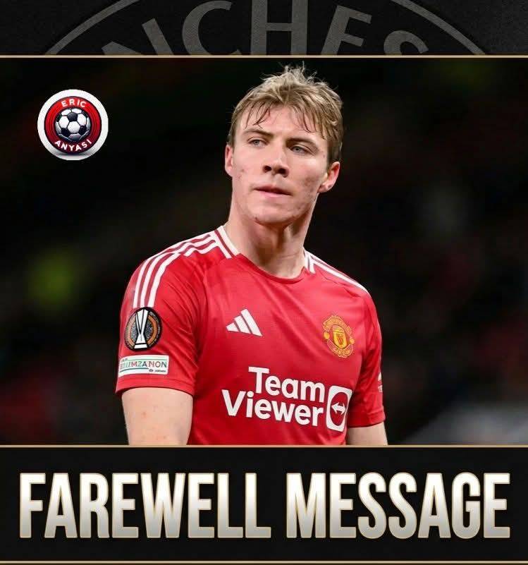 π¨β½ OFFICIAL:
- Rasmus Hojlund "I Wish to thank the fans, the Manchester United staff and the manag...