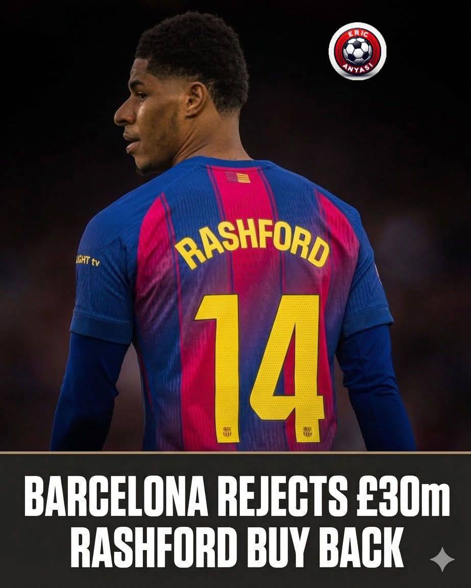 🚨⚽ BREAKING NEWS:
FC Barcelona has refused to activate the £30m buy back,
for the Manchester Unite...