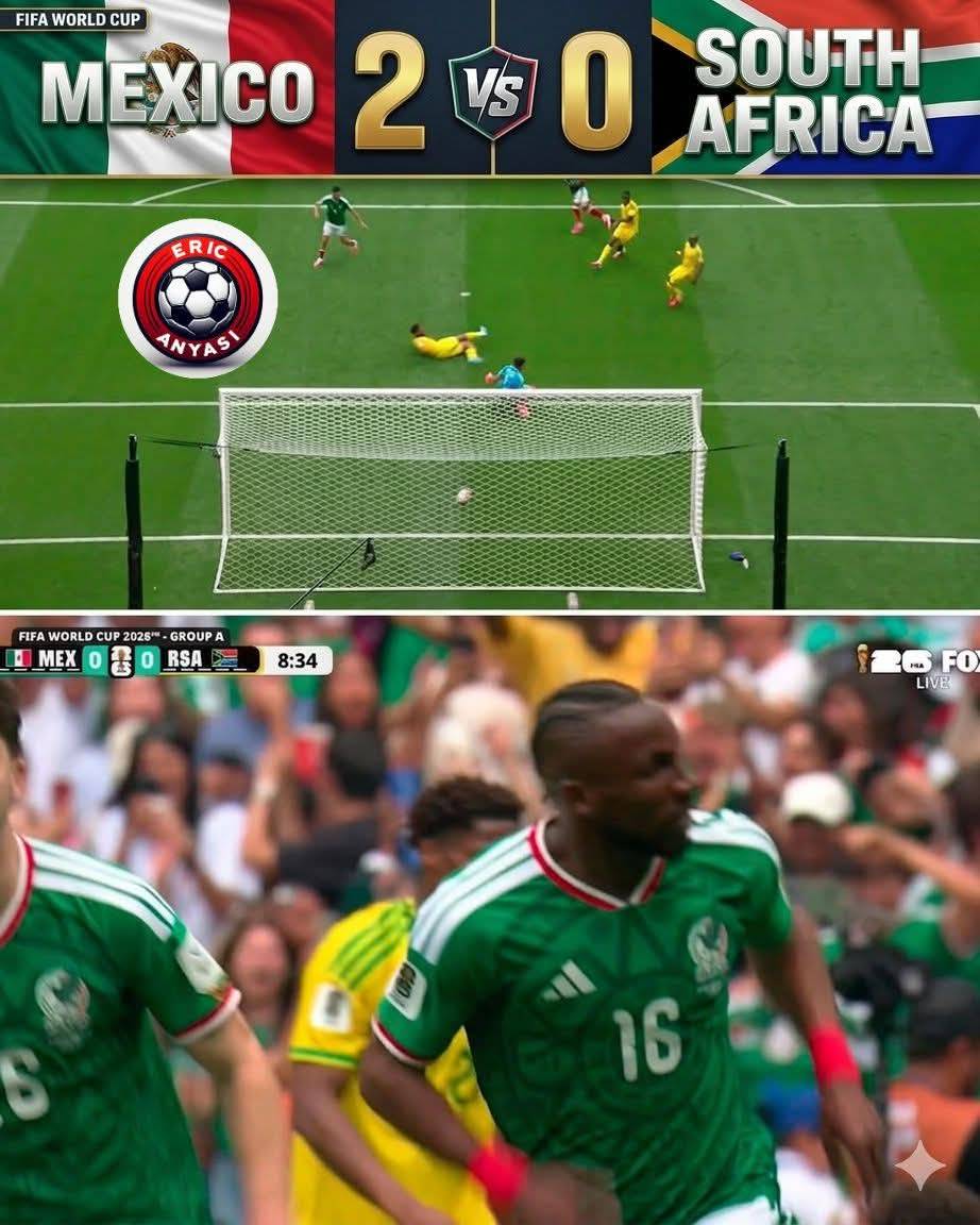 🚨⚽ MEXICO TRASH SOUTH AFRICA I:N 2026 FIFA WORLD CUP OPENER
Goals from Quinones & Raul made the di...