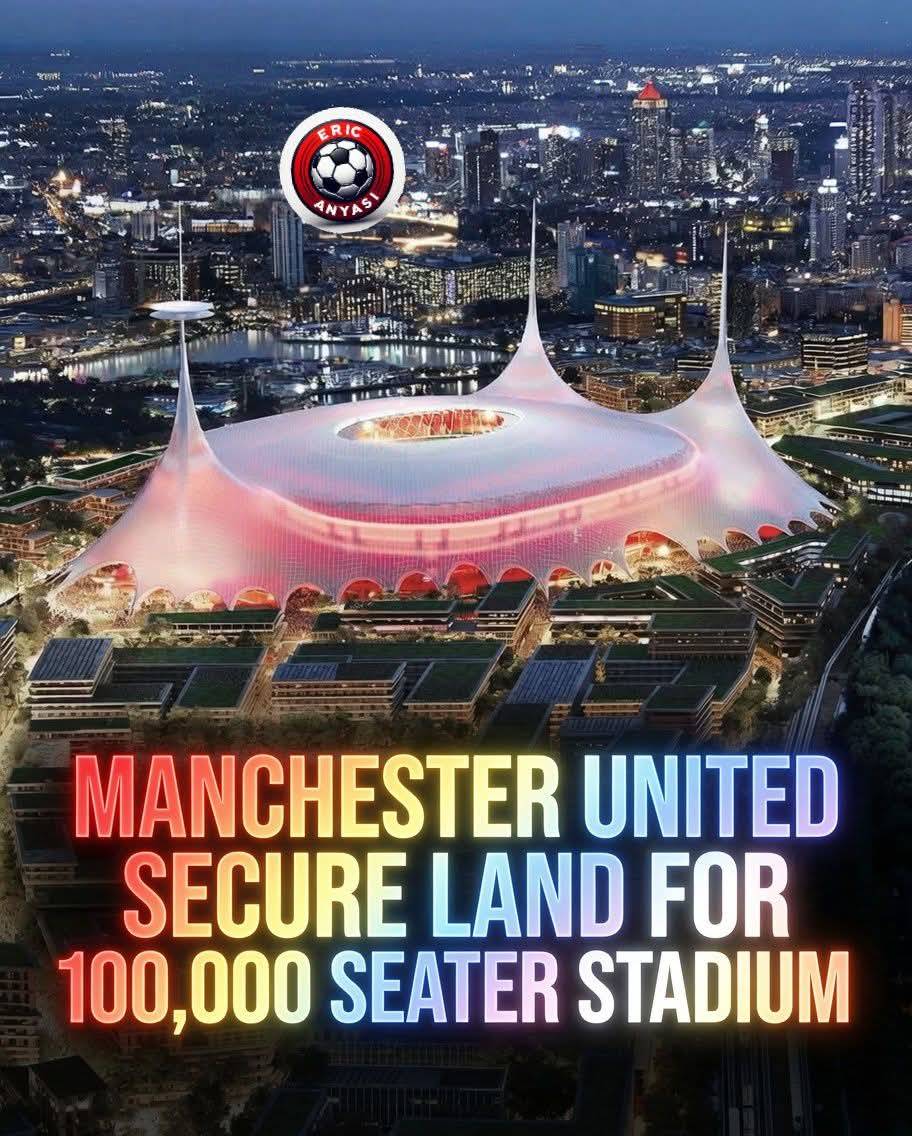Manchester United has achieved a significant milestone in its ambitious plans for a new 100,000-seat...