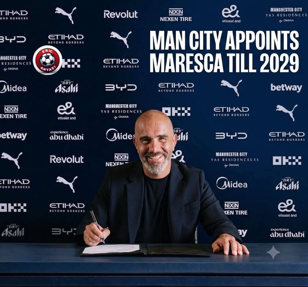 🚨⚽ OFFICIAL:
Former Chelsea Manager ENZO MARESCA has officially been appointed as the Manchester C...