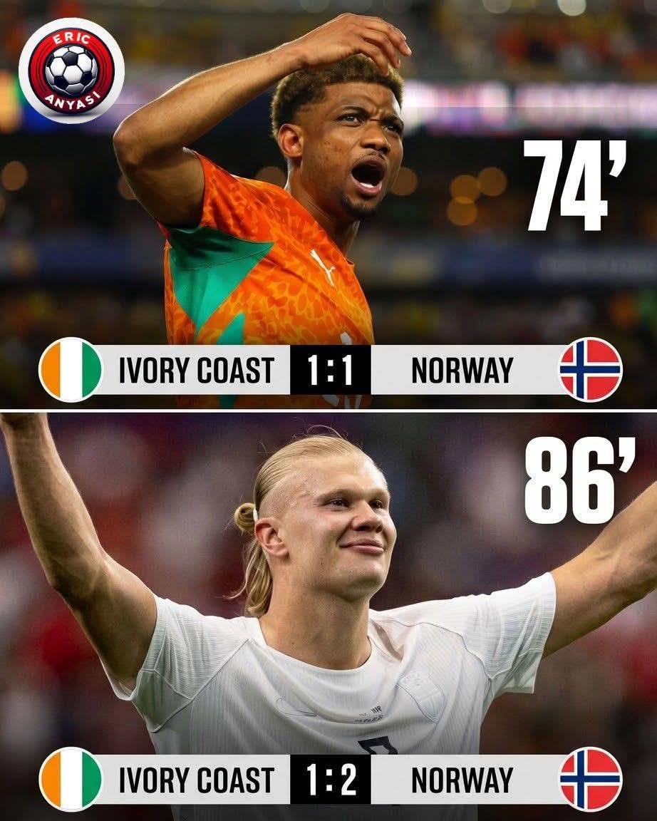 🚨⚽ IVORY COAST HAS BEEN ELIMINATED.
The elephant of Ivory Coast must have been eliminated today fr...