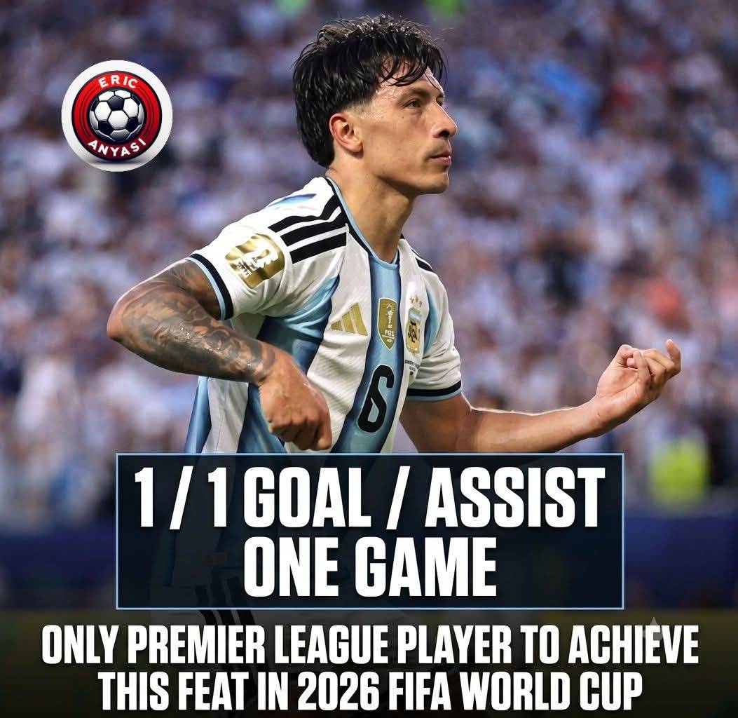 🚨⚽ BREAKING:
Lisandro Martinez is the first Premier League player to Score a goal and an assist in...